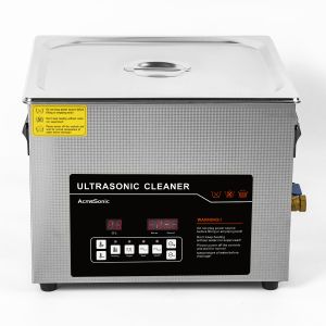 Powerful 15L Dual Frequency Ultrasonic Cleaning Machine With SUS 304 Drain Valve