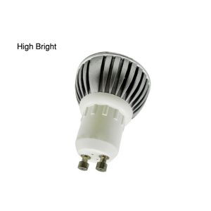 Cheap High Power GU10 3W AC 90 - 240V 250lm 2600 - 3700K LED Spot Light Bulb For Home for sale