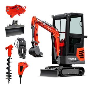Powerful 1.2 Tonne Mini Crawler Excavator With CE EPA EURO 5 Certification