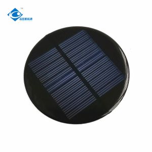 Cheap 0.5W Belief Portable Solar Laptop Charger ZW-R80-S Epoxy Resin Solar Panel 5.5V for sale
