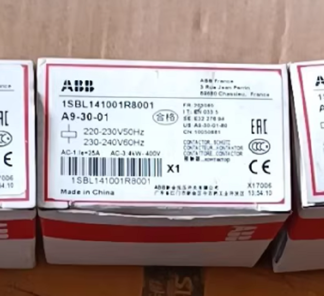 AX09-30-01-80 ABB Ac contactor Compact AC control solution Small and medium