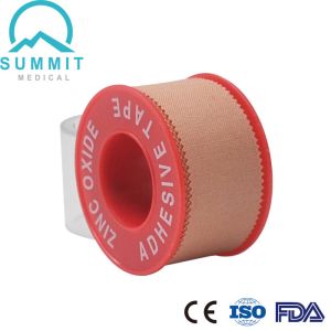 China 2.5CMx5Y Tan Surgical Adhesive Plaster Zigzag Edge on sale