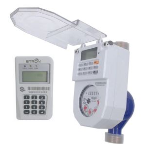China Muti jet Dry Dial Register Construction Water Meter With Customer Interface Unit on sale