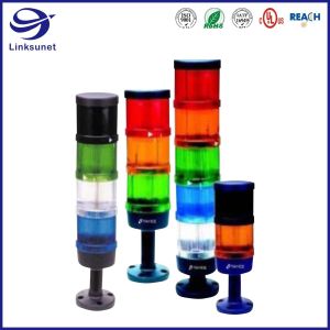 Rail transit wire harness with JD701 IP65 70mm Multi layer Warning lamp