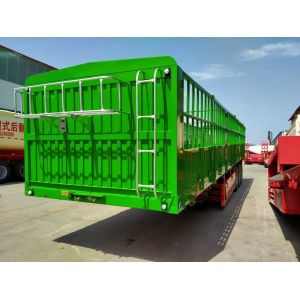 China Customized Warehouse Semi Trailer Fence Truck Trailer Heavy Duty on sale