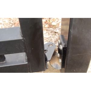 HERCULES SECURITY FENCING STAIN BLACK ,SPEAR TOP ,HIGH SECURITY