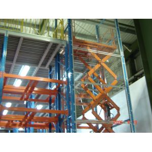 Cheap 500kg Load Multi Tier Mezzanine Rack With Staircases for sale