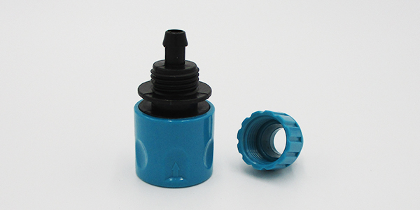 Home Car Washing Plastic Garden Hose Connectors Quick Release Light Blue