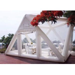 Portable Large Clear Bubble House Inflatable Triangle Transparent PVC Inflatable