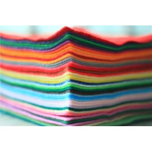 Custom Thickness Assorted Color Felt Fabric Sheets For Patchwork Sewing DIY