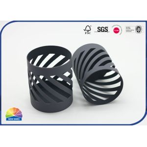 China Special Design Hollowed Out Gift  Paper Packaging Tube Custom Size Printed Logo on sale