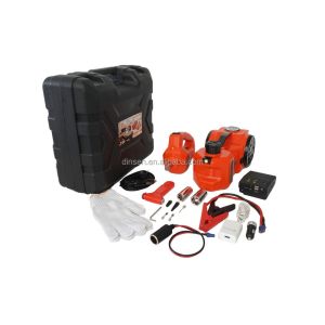 Cheap Hydraulic Electric Jack Kit For Car 65L/min Double Cylinder With Jump Starter for sale