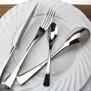 high quantity Stainless steel hotel cutlery/flatware set/tableware/Water Cube