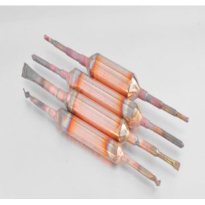 Welded Copper Hvac Filter Drier Heat Exchanger Components For Refrigerator