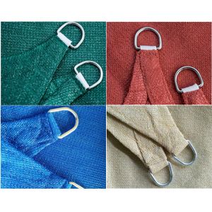 Cheap HDPE Knitted Fabric Sun Shade Sail For Outdoor Canopy Patio Lawn 180g / sqm for sale