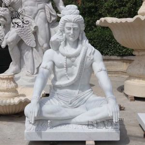 Marble Lord Shiva Statues Sculpture Life Size Hindu God Statue Indian Religious