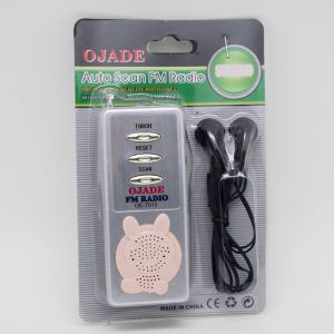 OEM design handheld fm radio auto scan station universal range FM88-108