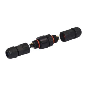 Cheap Female Led Waterproof Connector Customization For 24-14AWG Wire Specification for sale