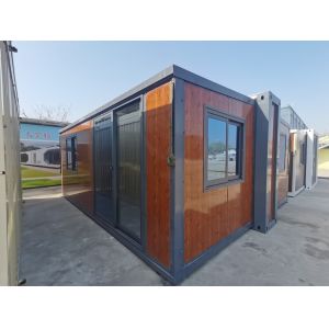 Cheap Customizable Expandable Prefab Homes with 18.5 Square Meter Size and 2 KN/m2 Loading Capacity in Steel Construction for sale