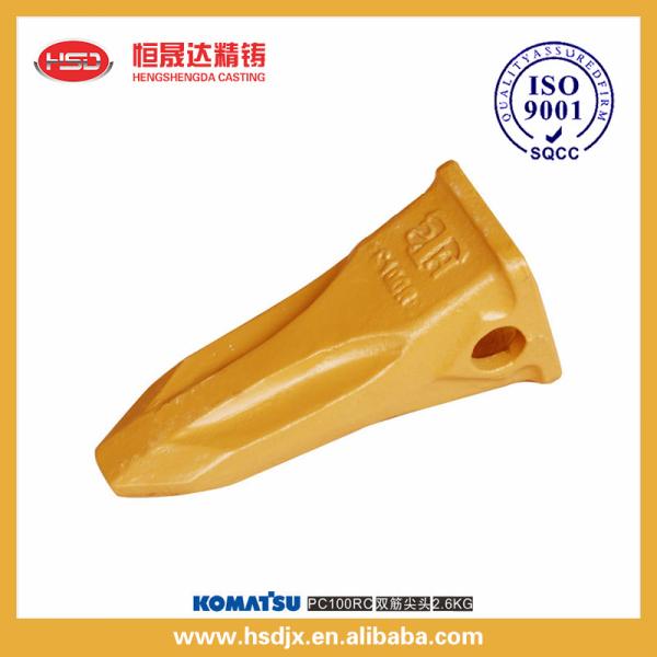Quality PC100RC PC100  Excavator Rock Bucket Teeth  Precision Casting wholesale