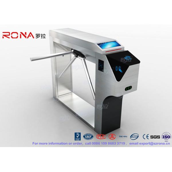 Bar Code Ticketing System Access Control Tripod Turnstile Gate of 304 stainless
