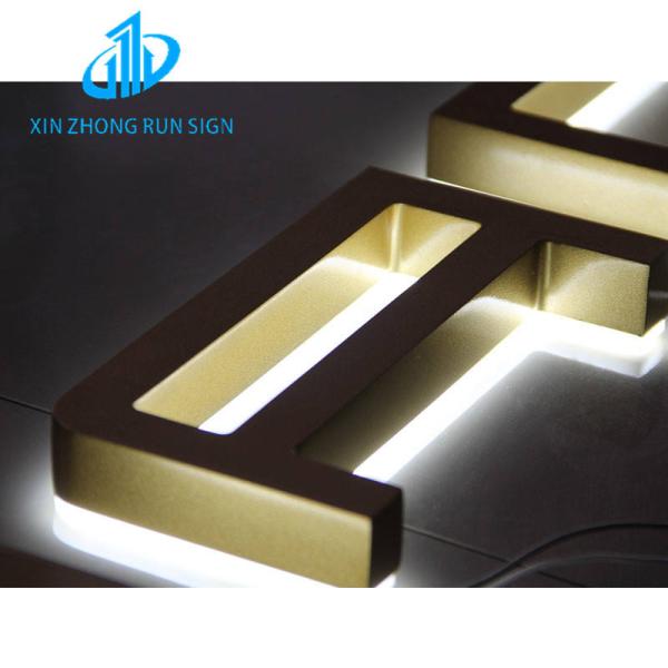Custom Hot Sale 3D Ultra Thin Metal Signage Business Signs Acrylic Signage LED Channel Backlit Letters 3D LED Sign