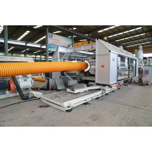 Cheap Plastic Sewage Drainage Corrugated Pipe Manufacturing Process Adopts Single screw extruder for sale