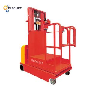 4m Max Platform Height Electric Order Picker With PLC Control System
