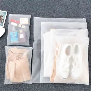 China Protective CPE Zipper Bag Waterproof Frosted Zipper Bags Eco Friendly on sale