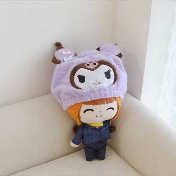 Quality Sanrio Quick-Dry Hair Wrap Cap with Coral Fleece Material and Customizable Size for Fast Moisture Absorption wholesale