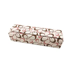 Clamshell Optical Hard Case For Sunglasses Handmade PU With Letter Pattern