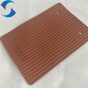 Leather source factory Three-dimensional vertical stripes PVC leather for