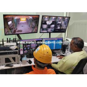 120t/H Automatic Asphalt Mixing Control System PLC Programmable