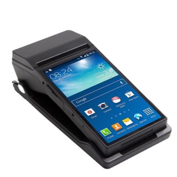 Quality Android Handheld POS with Printer Terminal 1GB DDR3 8GB EMMC Capacitive Touch Screen wholesale