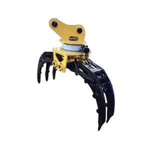 Cheap Q355B NM360 50t Excavator Rotating Hydraulic Grapple for sale