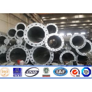 Gr65 100FT MV Galvanized Q235 Mono Pole Tower