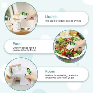 No Contact Forehead Digital IR Thermometer FDA Approved 54.5X56.5mm With Lcd