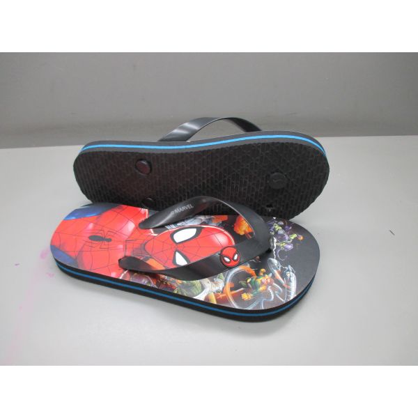 Quality Spider Man Design Childrens Flip Flops Kids Character Sandals Customizable wholesale