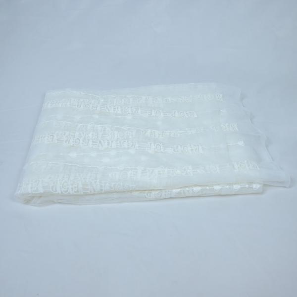 Quality White Tulle Mesh Embroidery Wedding Dress Fabric 125cm Width wholesale