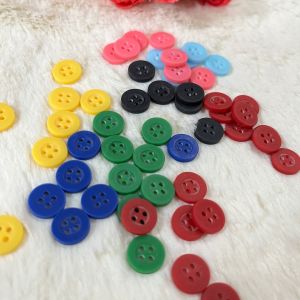 Men Round White Resin Shirts Long Sleeve Down Custom Accessories Buttons Plastic