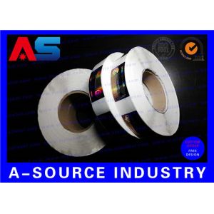 Glossy Holographic Laser Custom Adhesive Label Decals Tags For Vial Injection