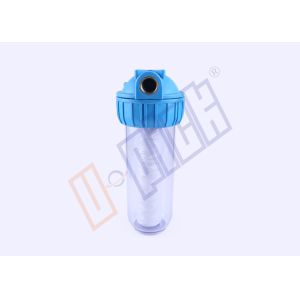 Blue Lid PP Cartridge Filter Housing SGS Certification For Drinking Water