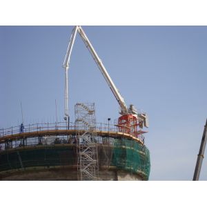 Max Horizontal Reach 38m Concrete Placing Boom Electric Accurate Concrete