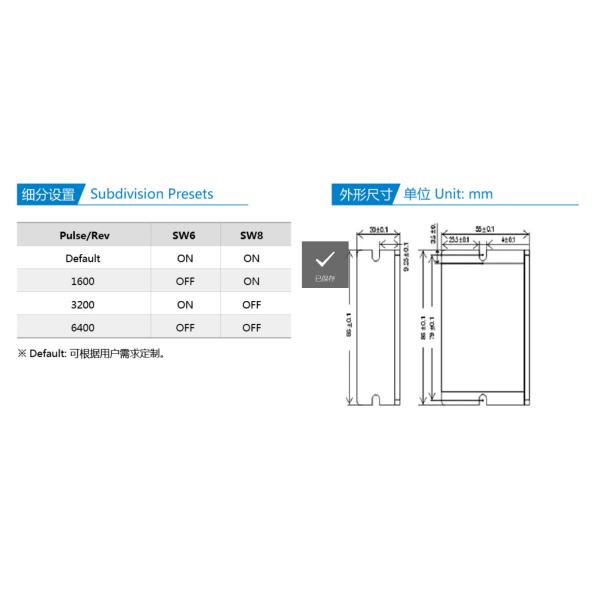 CE RoHs Certified Digital Stepper Motor Driver DM860H
