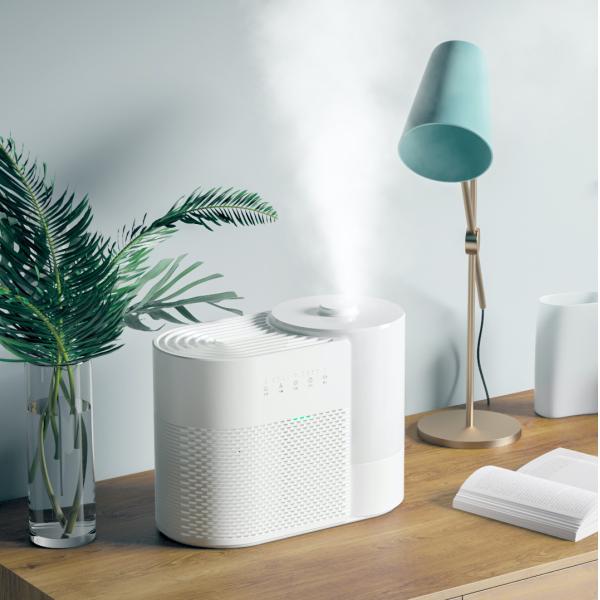 EPI088 2 In 1 Air Purifier And Humidifier Particle Sensor Equipped PM2.5 Real