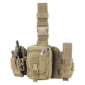 Flashlight Molle Magazine Pouches / Triple Magazine Pouch Leg Rig