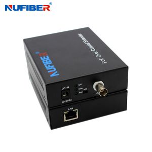 POC POE Ethernet Over Coaxial Converter 900M 1 BNC Port 1 RJ45 Port High Data