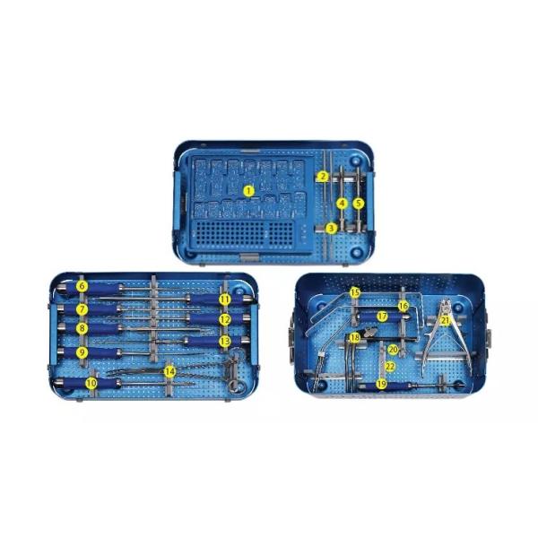 Anterior Cervical Plate System Spinal Instrument Set For Spine Surgery