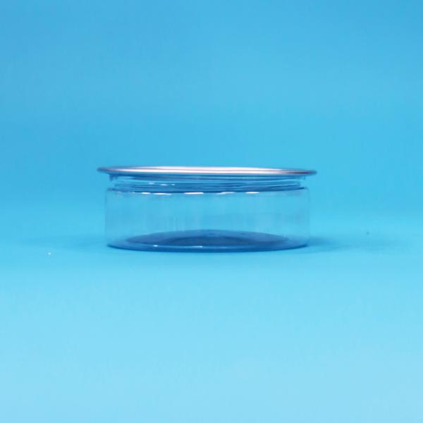 Quality Round Plastic PET Can With Tin Easy Open End For Food Candy Cookies Snack Packaging wholesale