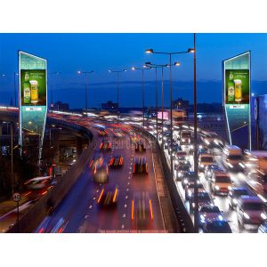 P3.91mm & P4.81mm Outdoor Front Access Led Display SMD1921 Aluminum Cabinet